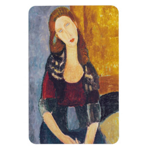 Magnet Flexible Amedeo Modigliani - Portrait Jeanne Hebuterne #2