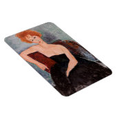 Magnet Flexible Amedeo Modigliani - Robe de soirée pour filles rou (Côté Droit)