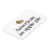 Magnet Flexible Américain comme tarte à la pomme (Côté Gauche)