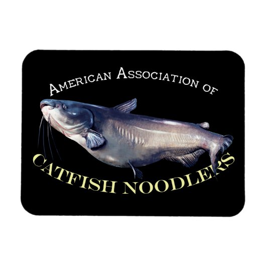 Magnet Flexible American Association of Catfish Noodlers (Horizontal)