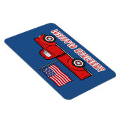 Magnet Flexible American Classic Pick-up Camion et drapeau (Côté Droit)