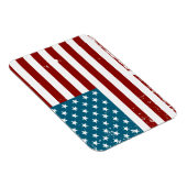Magnet Flexible American Flag étoiles rayures rouge blanc bleu (Côté Droit)