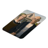 Magnet Flexible American Gothic : Vie rurale pauvre paysan (Côté Gauche)