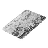 Magnet Flexible American Indian method of whaling, from an account (Côté Gauche)