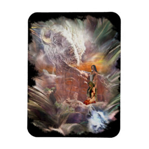 Magnet Flexible American Indian Wedding Night Vignette