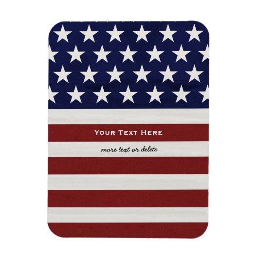 Magnet Flexible American USA Flag Patriotic July 4th Custom (Vertical)