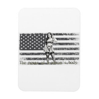 Magnet Flexible American woman