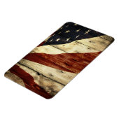 Magnet Flexible Americana Barn Wood American Flag (Côté Gauche)