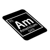 Magnet Flexible Americium - Tableau périodique de la science améri (Côté Droit)