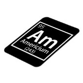 Magnet Flexible Americium - Tableau périodique de la science améri (Côté Gauche)