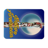 Magnet Flexible Amérindien fier (Horizontal)