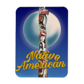 Magnet Flexible Amérindien fier (Vertical)