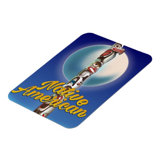 Magnet Flexible Amérindien fier (Côté Gauche)