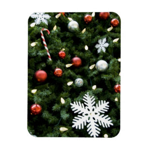 Magnet Flexible Amérique du Nord. Décorations de Noël sur arbre. 4