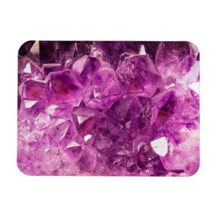 Magnet Flexible Amethyst Gemstone Image brillante et brillante