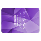 Magnet Flexible Amethyst Jewel Tones Enregistrer la date Flexi Mag (Horizontal)