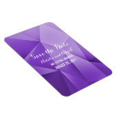 Magnet Flexible Amethyst Jewel Tones Enregistrer la date Flexi Mag (Côté Droit)