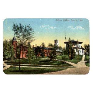Magnet Flexible Amherst College MA Vintage 1912 Carte postale