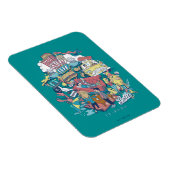 Magnet Flexible AMIS™ | Collage de dessin (Côté Droit)