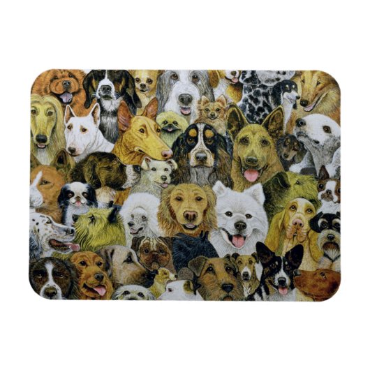 Magnet Flexible Amis de chien (Horizontal)
