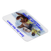 Magnet Flexible Amis de l'aimant à loutres de mer (Côté Droit)