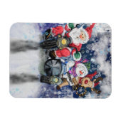 Magnet Flexible Amis de Noël heureux - Amusants (Horizontal)