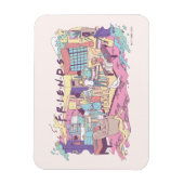 Magnet Flexible AMIS™ | Dessin de l'appartement (Vertical)