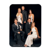 Magnet Flexible AMIS™ | Groupe en noir et blanc (Vertical)