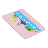 Magnet Flexible AMIS™ | Logo avec icônes (Côté Droit)