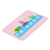 Magnet Flexible AMIS™ | Logo avec icônes (Côté Gauche)