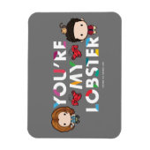 Magnet Flexible AMIS™ | Ross & Rachel Lobster Chibi (Vertical)