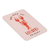 Magnet Flexible AMIS™ | Vous êtes mon homard aquarelle graphique (Côté Droit)