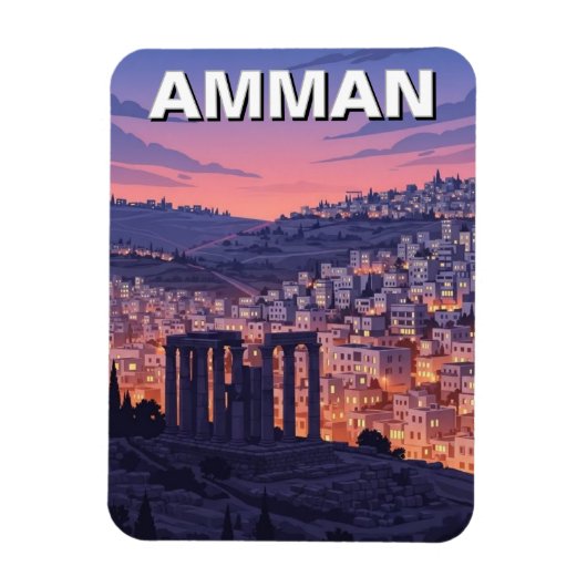 Magnet Flexible Amman Jordan Travel (Vertical)