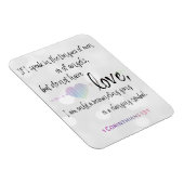 Magnet Flexible Amour 1 Corinthiens 13:1 (Côté Droit)