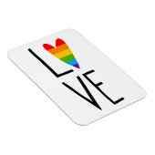 Magnet Flexible Amour arc-en-ciel (Côté Droit)