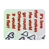 Magnet Flexible amour autour plat aimant (Horizontal)