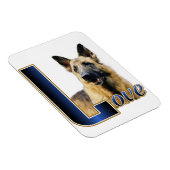 Magnet Flexible Amour berger allemand (Côté Droit)