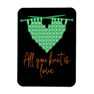 Magnet Flexible Amour de tricot fête des mères