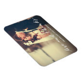 Magnet Flexible Amour et Merci Simple Script Full Bleed Photo (Côté Droit)