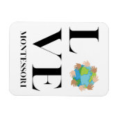 Magnet Flexible Amour | Montessori | Mains Dans Le Monde (Horizontal)