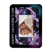 Magnet Flexible Amour numérique Romance cosmique (Vertical)