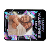 Magnet Flexible Amour numérique Romance cosmique (Horizontal)