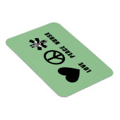 Magnet Flexible Amour Peace Nurse (Côté Droit)