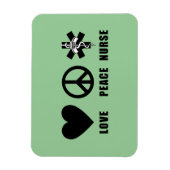 Magnet Flexible Amour Peace Nurse (Vertical)