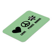 Magnet Flexible Amour Peace Nurse (Côté Gauche)