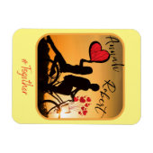 Magnet Flexible Amour toujours romantique (Horizontal)