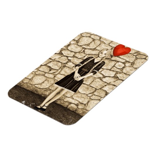 Magnet Flexible Amour Vintage (Côté Gauche)