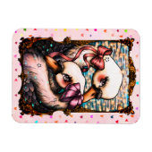 Magnet Flexible Amoureux de cygnes (Horizontal)
