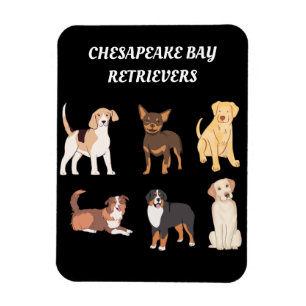 Magnet Flexible Amoureux de les chiens personnalisés de récupérati
