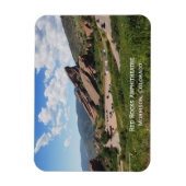 Magnet Flexible Ampithéâtre de roches rouges à Morrison Colorado (Vertical)